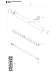 Husqvarna 343FRM - Shaft