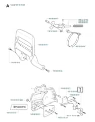 Husqvarna 345 - 2007-Current - Chain Brake & Clutch Cover