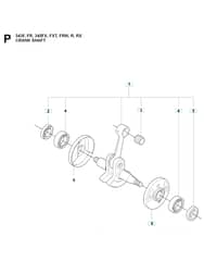 Husqvarna 345R - Crankshaft