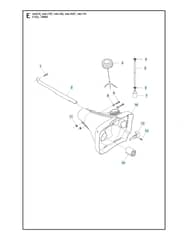 Husqvarna 345FR - Fuel Tank