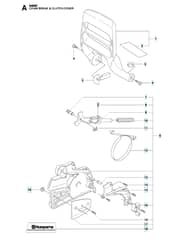 Husqvarna 346XP - Chain Brake & Clutch Cover