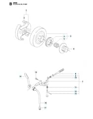 Husqvarna 346XP - Clutch & Oil Pump
