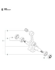 Husqvarna 346XP - Crankshaft