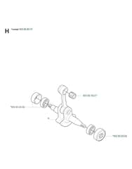 Husqvarna 350 - 2007-Current - Crankshaft