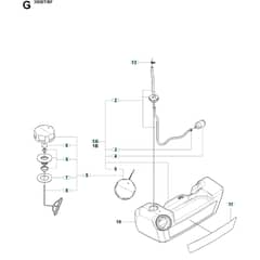 Husqvarna 350 BT - Fuel Tank