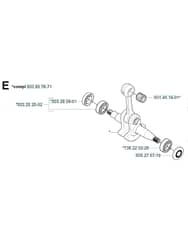 Husqvarna 351 - from-curr - Crankshaft