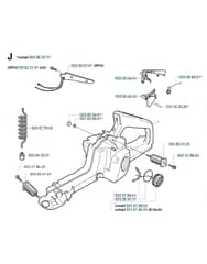 Husqvarna 351 - from-curr - Fuel Tank