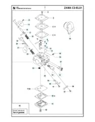 Husqvarna 353 - Carburetor Details