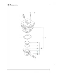 Husqvarna 355FRM - Cylinder Piston