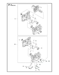 Husqvarna 355Rx - Crankcase
