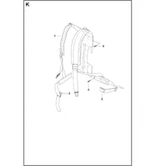 Husqvarna 356 BF - X-SERIES from 2014-Current - Harness