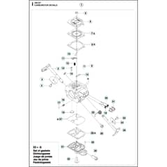 Husqvarna 356 BT - Carburetor Details