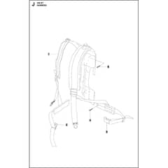 Husqvarna 356 BT - Harness