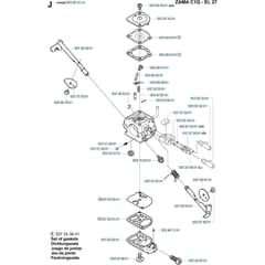Husqvarna 356 BT - X-SERIES 2004-10 - Carburetor Details