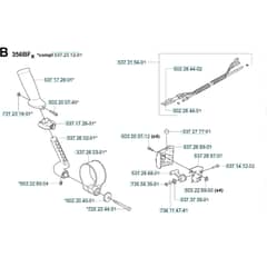 Husqvarna 356 BT - X-SERIES 2004-10 - Handle / Controls 2