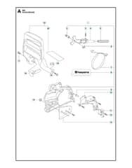 Husqvarna 359 - 2011-Current - Chain Brake