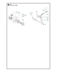 Husqvarna 359 - 2011-Current - Clutch & Oil Pump