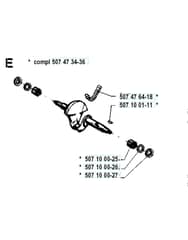 Husqvarna 35 - 1990-Current - Crankshaft