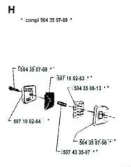 Husqvarna 35 - 1990-Current - Muffler