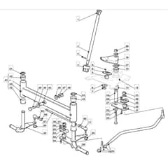 3600SH - 2011-2018 - 2T0410383/M11 - Mountfield Ride On Mower Steering Diagram