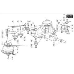 3600SH - 2011-2018 - 2T0410383/M11 - Mountfield Ride On Mower Transmission Diagram