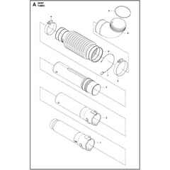 Husqvarna 360BT - 967144304 - Tube