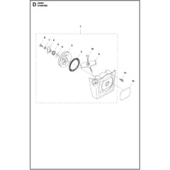Husqvarna 360BT - 967144304 - Starter