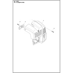 Husqvarna 360BT - 967144304 - Cylinder Cover
