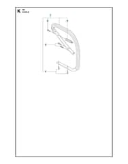 Husqvarna 362 - Handle