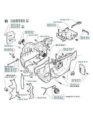 Husqvarna 362XP - 1999-Current - Crankcase