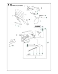 Husqvarna 365 - Chain Brake & Clutch Cover