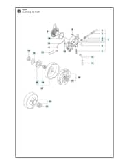 Husqvarna 365 - Clutch & Oil Pump