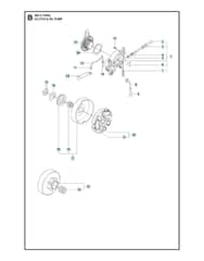 Husqvarna 365X-TORQ - Clutch & Oil Pump