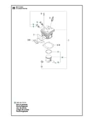 Husqvarna 365X-TORQ - Cylinder Piston