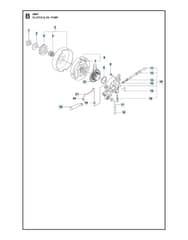 Husqvarna 365H - Clutch & Oil Pump