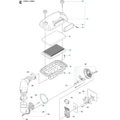 Husqvarna 370 BTS -2009-03 - Carburetor / Air Filter