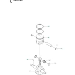 Husqvarna 370 BTS -2009-03 - Crankshaft