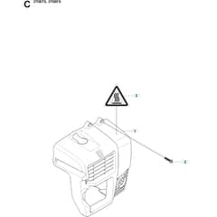 Husqvarna 370 BTS -2009-03 - Cylinder Cover