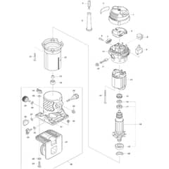 Makita 3712 - Trimmer - Power Tool Diagram