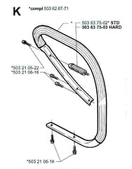 Husqvarna 371XP - 1999-Current - Handle