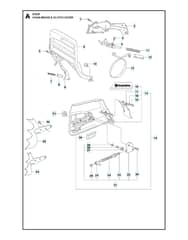 Husqvarna 372XP/XPG - Chain Brake & Clutch Cover