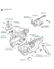Husqvarna 375K - Crankcase
