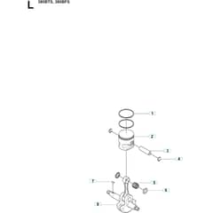 Husqvarna 380 BFS -2009-03 - Crankshaft