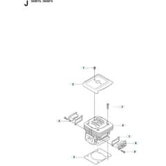 Husqvarna 380 BFS -2009-03 - Cylinder
