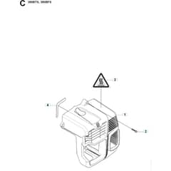 Husqvarna 380 BFS -2009-03 - Cylinder Cover