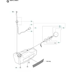 Husqvarna 380 BTS -2009-03 - Fuel Tank