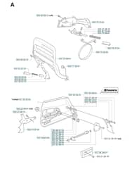 Husqvarna 385 - 2006-Current - Chain Brake & Clutch Cover