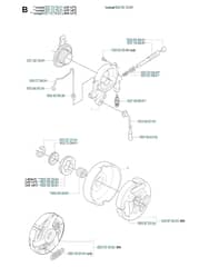 Husqvarna 385 - 2006-Current - Clutch & Oil Pump