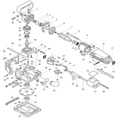 Makita 3901 - Plate Joiner - Power Tool Diagram
