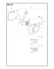 Husqvarna 390XP/XPG/XPW - Starter